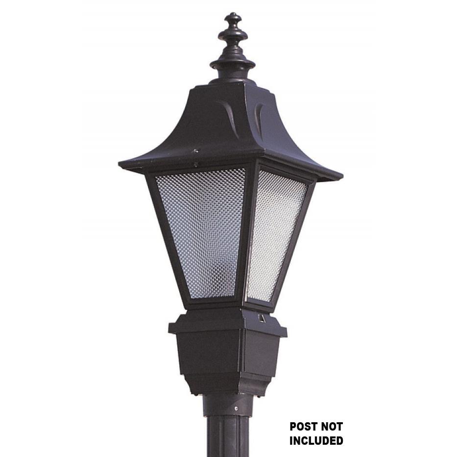 Wave Lighting C31TL-100H-WH Commercial Town Hall Series Post Light in White